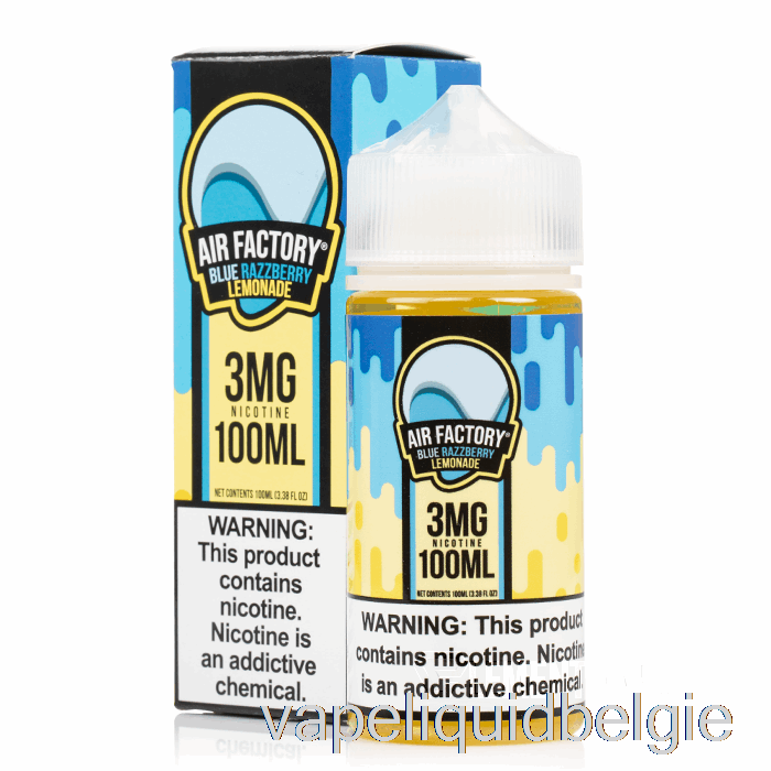 Vape Vloeibare Blauwe Razzberry Limonade - Luchtfabriek - 100 Ml 6 Mg